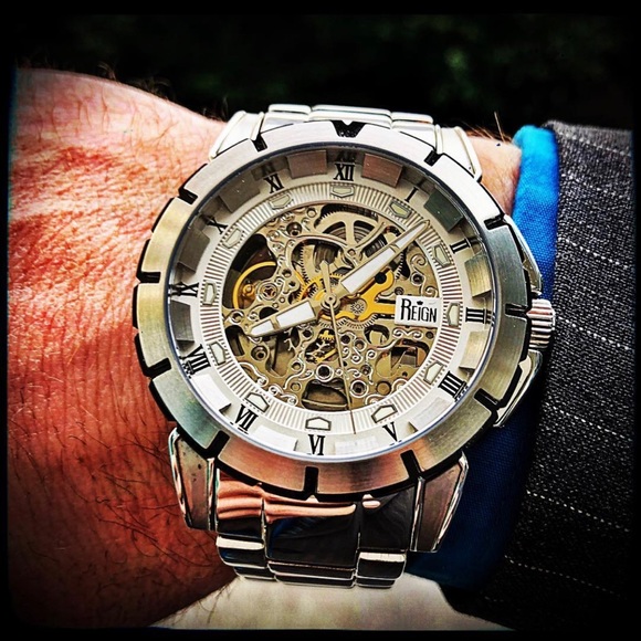 Reign Other - Reign Phillipe Skeleton Automatic Watch